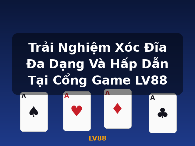 Trải Nghiệm Xóc Đĩa Đa Dạng Và Hấp Dẫn Tại Cổng Game LV88 - LV88 Trải Nghiệm Xóc Đĩa Đa Dạng Và Hấp Dẫn Tại Cổng Game LV88 - LV88
