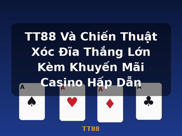 TT88 Và Chiến Thuật Xóc Đĩa Thắng Lớn Kèm Khuyến Mãi Casino Hấp Dẫn - TT88 TT88 Và Chiến Thuật Xóc Đĩa Thắng Lớn Kèm Khuyến Mãi Casino Hấp Dẫn - TT88