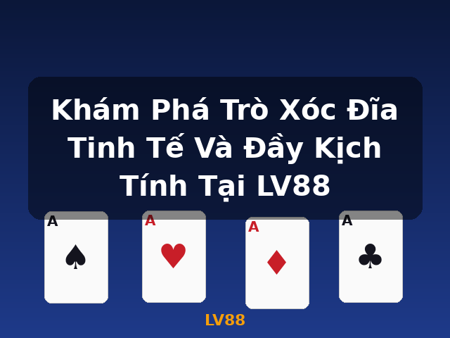 Khám Phá Trò Xóc Đĩa Tinh Tế Và Đầy Kịch Tính Tại LV88 - LV88 Khám Phá Trò Xóc Đĩa Tinh Tế Và Đầy Kịch Tính Tại LV88 - LV88