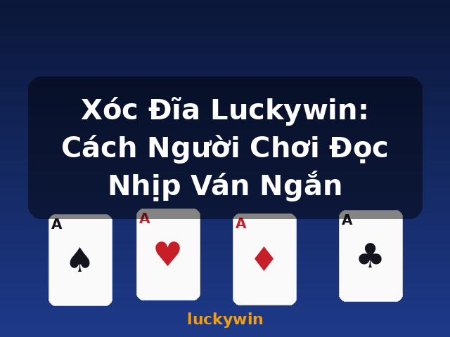 Xóc Đĩa Luckywin: Cách Người Chơi Đọc Nhịp Ván Ngắn - luckywin