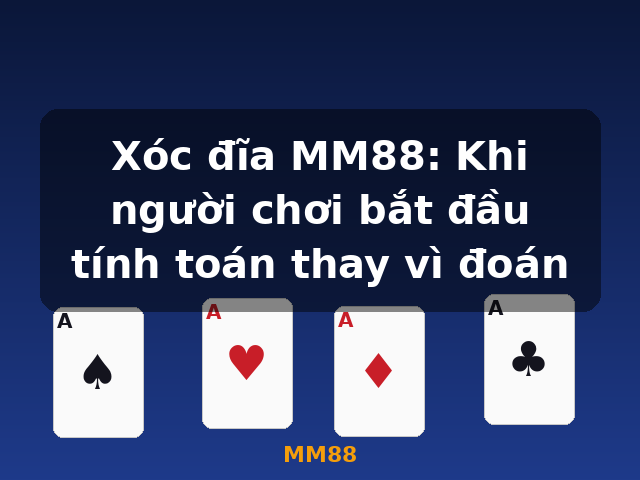 Xóc đĩa MM88: Khi người chơi bắt đầu tính toán thay vì đoán - MM88 Xóc đĩa MM88: Khi người chơi bắt đầu tính toán thay vì đoán - MM88