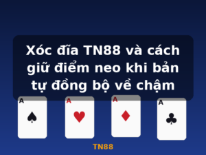 Xóc đĩa TN88 và cách giữ điểm neo khi bản tự đồng bộ về chậm - TN88